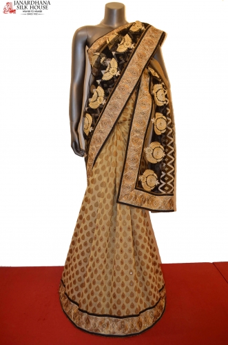 SSJG00228-Designer Party Wear Net Saree