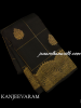 Pure Handloom Checks Turning Zari Kanjeevaram Silk Saree
