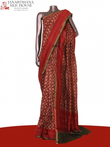 Exclusive Pure Chanderi Cotton Saree