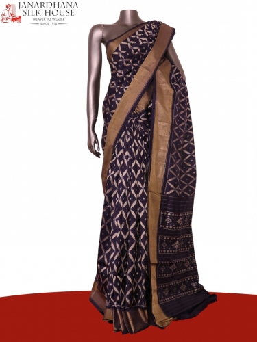 Pure Handloom Patola Ikat Silk Saree