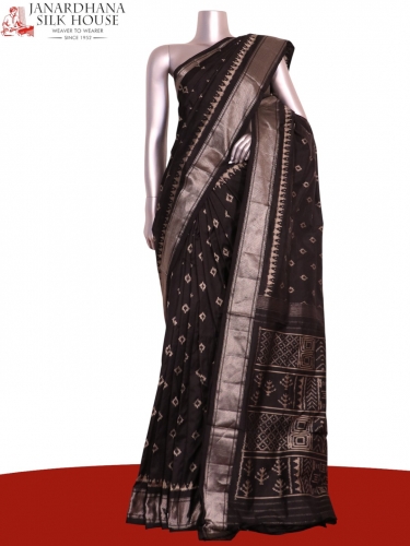 Pure Handloom Patola Ikat Silk Saree