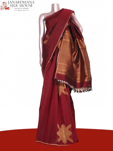 Pure Handloom Kanjeevaram Silk Saree